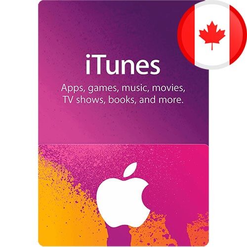 گیفت کارت اپل آیتیونز کانادا - CAD