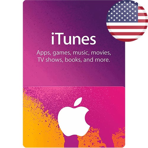 گیفت کارت اپل آیتیونز آمریکا - USD
